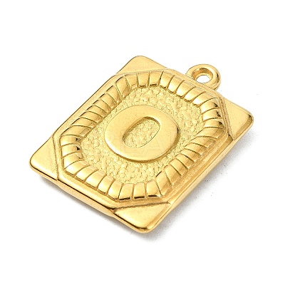Ion Plating(IP) 304 Stainless Steel Pendants STAS-U033-01G-O-1