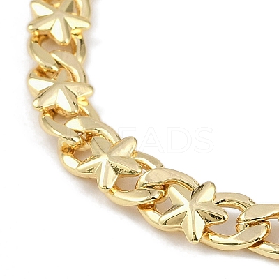 Rack Plating Brass Bracelets for Women BJEW-K244-06C-G-1