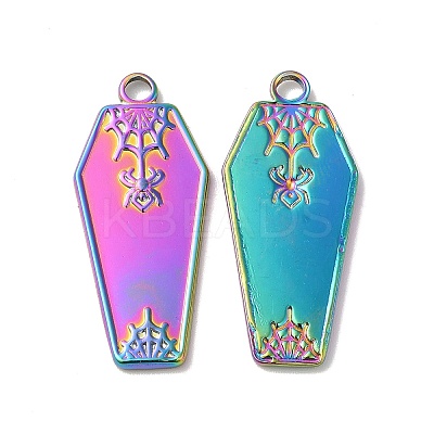 Ion Plating(IP) Halloween 304 Stainless Steel Pendants STAS-H212-30MC-1