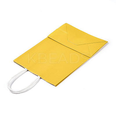 Pure Color Kraft Paper Bags AJEW-G020-B-06-1