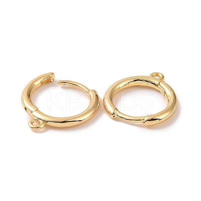 Brass Huggie Hoop Earrings Finding LS-KK-D063-05G-1