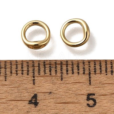 Brass Ring Charm Connectors LS-KK-H502-05G-1