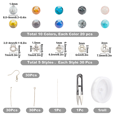 DIY Earring & Bracelets Making Kits DIY-SC0013-27-1