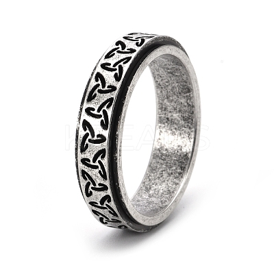 Rotatable Stainless Steel Finger Ring PW-WGB0425-24-1