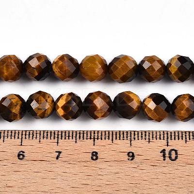 Natural Tiger Eye Beads Strands G-S345-8mm-22-1