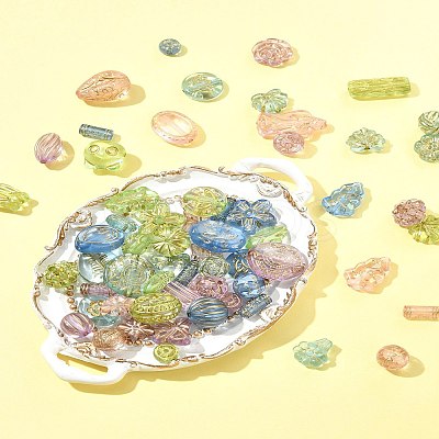 100G Transparent Acrylic Beads OACR-FS0002-01-1