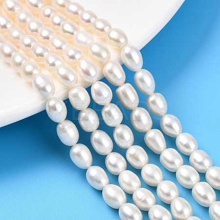 Natural Cultured Freshwater Pearl Beads Strands PEAR-N012-05Z-01-1