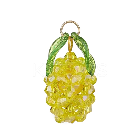 Glass Pendants PALLOY-MZ01074-03-1