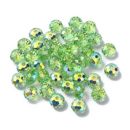 AB Color Plated Glass Beads EGLA-P059-03A-AB10-1