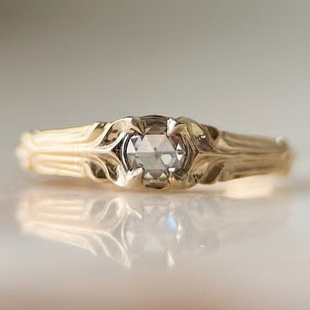 Alloy with Crystal Rhinestone Finger Rings for Women FS-WGE5B8F-02-1