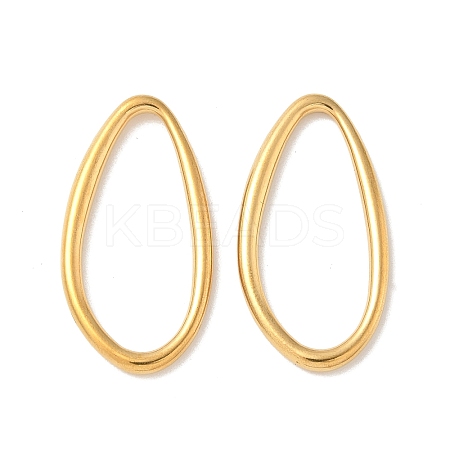 304 Stainless Steel Teardrop Linking Rings STAS-L300-010C-G-1