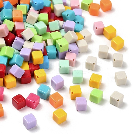 Opaque Acrylic Beads SACR-Z010-01A-1