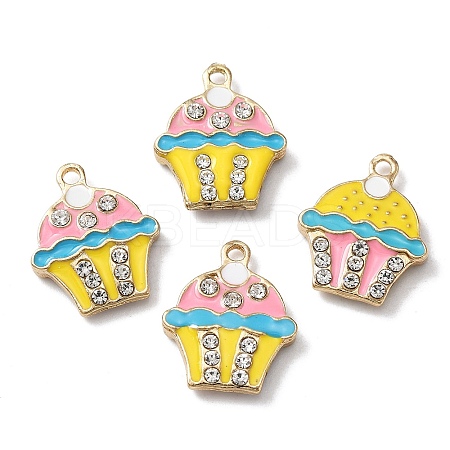 Zine Alloy Enamel Pendants ENAM-WH0065-02LG-03-1