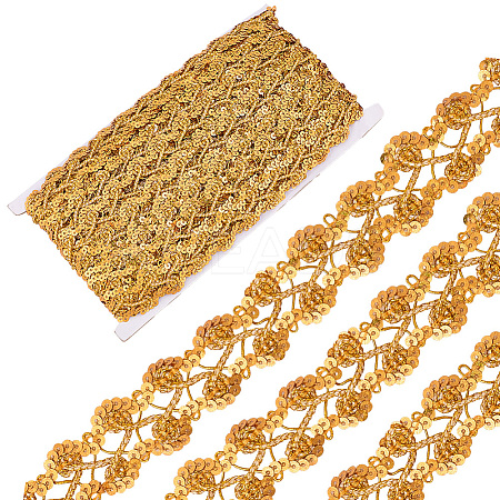 Metallic Braided Lace Trim OCOR-WH20020-23B-1