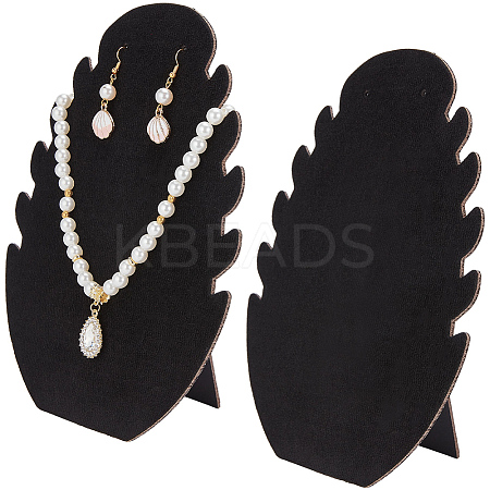 2Pcs Desktop Paper Necklace Display Stands NDIS-SC0001-03B-1