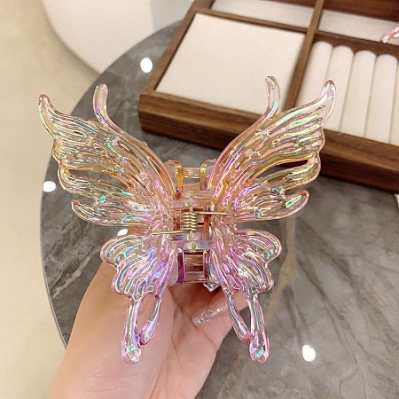 Acrylic Claw Hair Clips PW-WG118F2-02-1