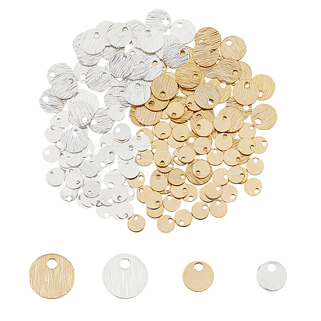 SUPERFINDINGS 160Pcs 4 Style Brass Charms KK-FH0006-03-1