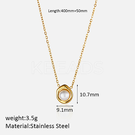 304 Stainless Steel Pendant Necklaces for Women FS-WG3C5F5-10-1
