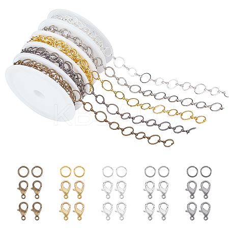 DIY Chain Necklaces Making Kits DIY-AR0001-55-1