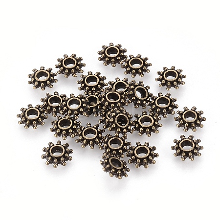 Tibetan Style Spacer Beads LS-MLFH10384Y-NF-1