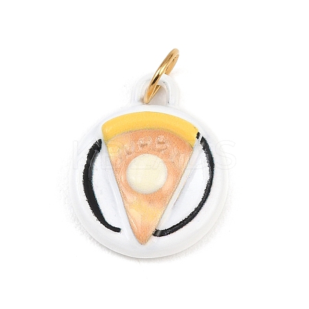 Printed 304 Stainless Steel Pendants STAS-B125-03F-G-1