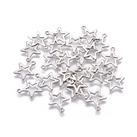 304 Stainless Steel Charms STAS-L234-095P-1