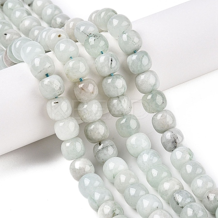 Dyed Natural White Jade Beads Strands G-T138-S20-1