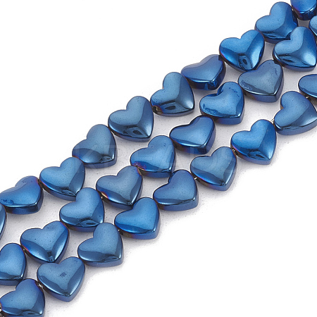 Electroplate Non-magnetic Synthetic Hematite Beads Strands G-T061-101B-1