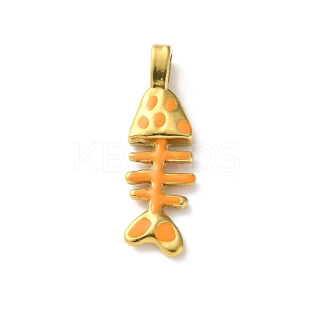 304 Stainless Steel Enamel Pendants FIND-Z102-06G-01-1