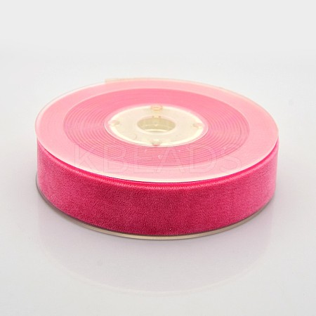 Polyester Velvet Ribbon for Gift Packing and Festival Decoration SRIB-M001-23mm-187-1