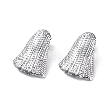 Non-Tarnish 304 Stainless Steel Stud Earrings EJEW-M250-02D-P-1