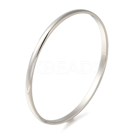 Non-Tarnish 304 Stainless Steel Plain Bangles BJEW-L664-024E-P-01-1