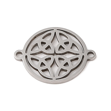 Non-Tarnish 201 Stainless Steel Connector Charms STAS-S126-02P-1