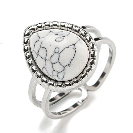 304 Stainless Steel Open Cuff Rings RJEW-C079-15P-01-1