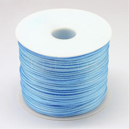 Nylon Satin Rattail Cords NWIR-R025-1.0mm-365-1