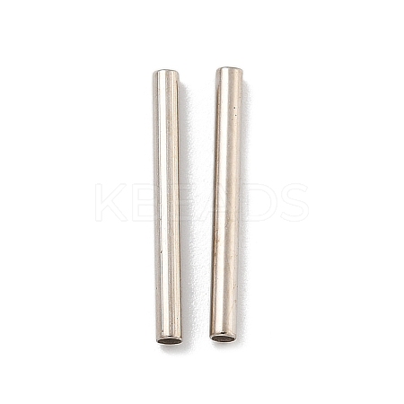 Brass Tube Beads KK-B120-03I-P-1