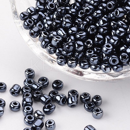 6/0 Glass Seed Beads SEED-US0003-4mm-129-1