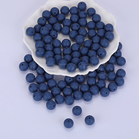 Round Silicone Focal Beads LS-SI-JX0046A-112-1