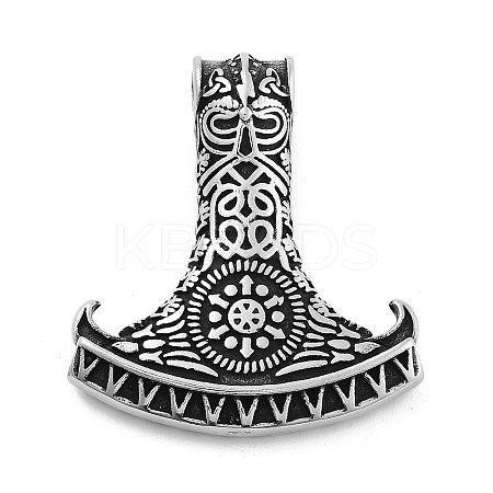 Viking 304 Stainless Steel Pendants STAS-N105-01C-AS-1