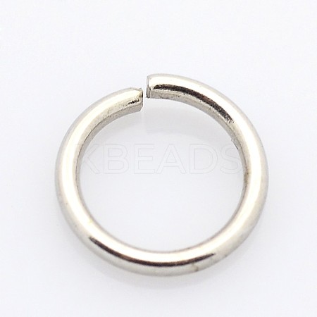 Tarnish Resistant 304 Stainless Steel Open Jump Rings STAS-E067-05-4.5mm-1