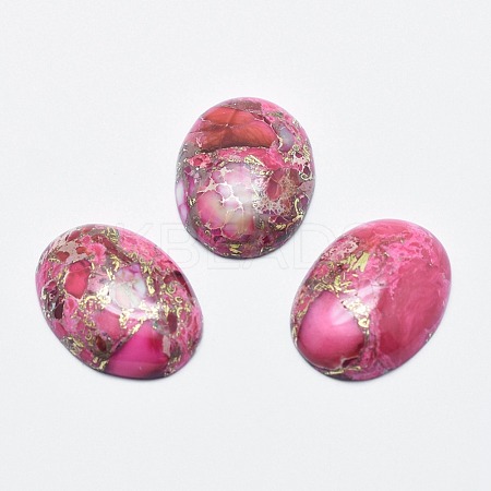 Regalite/Imperial Jasper/Sea Sediment Jasper Cabochons G-E464-42N-1