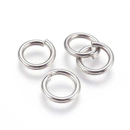 Tarnish Resistant 304 Stainless Steel Saw Cut Open Jump Rings STAS-P212-25P-18-1