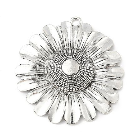Tibetan Style Alloy Big Pendants TIBEP-F077-01A-1
