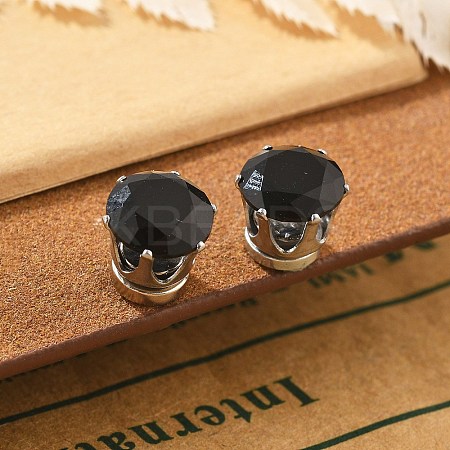 Cubic Zirconia Clip-on Earrings EJEW-L100-01P-03-1