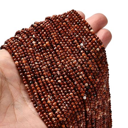 Natural Red Jasper Beads Strands G-RM2025-38-3mm-1