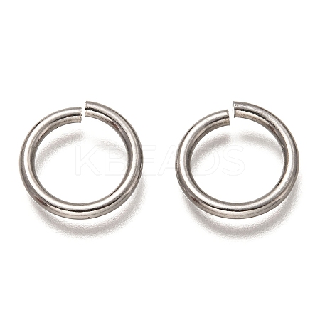 Non-Tarnish 304 Stainless Steel Open Jump Rings X-STAS-H136-06C-P-1
