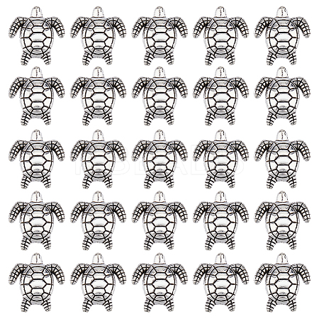 40Pcs Tibetan Style Alloy Beads TIBE-DC0001-18-1