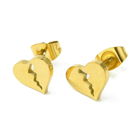 Thanksgiving Day Theme 304 Stainless Steel Stud Earrings LS-EJEW-B041-01G-04-1