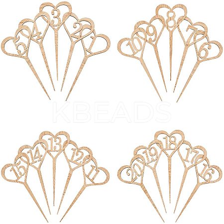 Table Number Card AJEW-GA0001-25-1