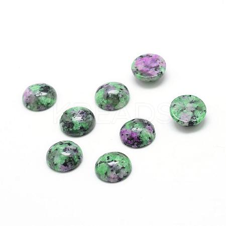 Synthetic Ruby in Zoisite Gemstone Cabochons G-T020-14mm-17-1